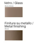 Mesa de jantar Opalia de 320 cm em vidro e metal, fabricada na Itália. Viadurini