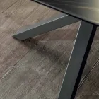 Mesa de jantar de design com tampo de cerâmica extensível até 240 cm - Ultron Viadurini