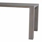 Mesa de jantar design moderno em carvalho maciço, L160xP90cm, Loran Viadurini