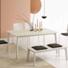 Mesa de jantar de design, extensível com 6/8 lugares - Arnara Basic Viadurini