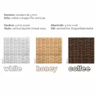 Mesa de jantar de jantar de polietileno tecidos à mão do Chade Viadurini