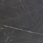 Mesa de Jantar Elíptica em Aço e Cerâmica Polida Florim - Gelsino Viadurini