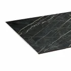 Mesa de jantar de cerâmica e base de vidro extraleve fabricada na Itália - aleatória Viadurini