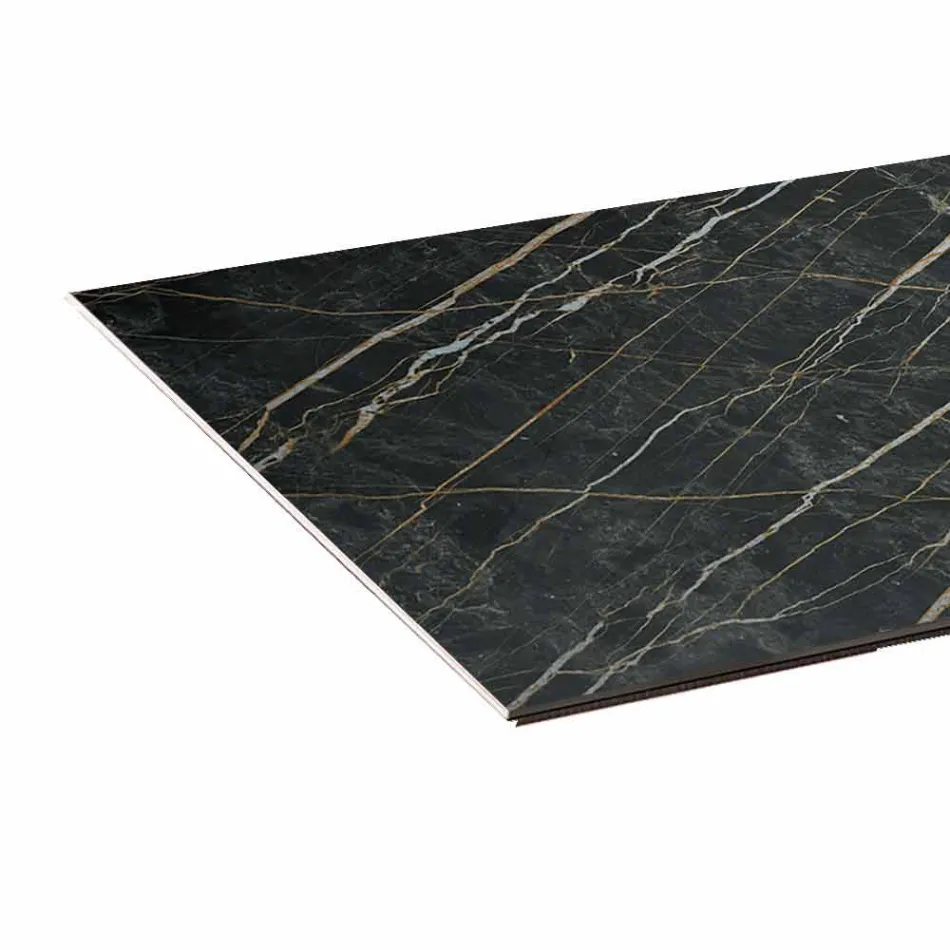 Mesa de jantar de cerâmica e base de vidro extraleve fabricada na Itália - aleatória Viadurini