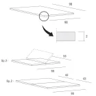 Mesa de jantar Fenix extensível até 232 Fabricado na Itália - Baviera Viadurini