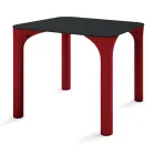 Mesa de Jantar Hpl com Pés de Polietileno Made in Italy - Glen Viadurini