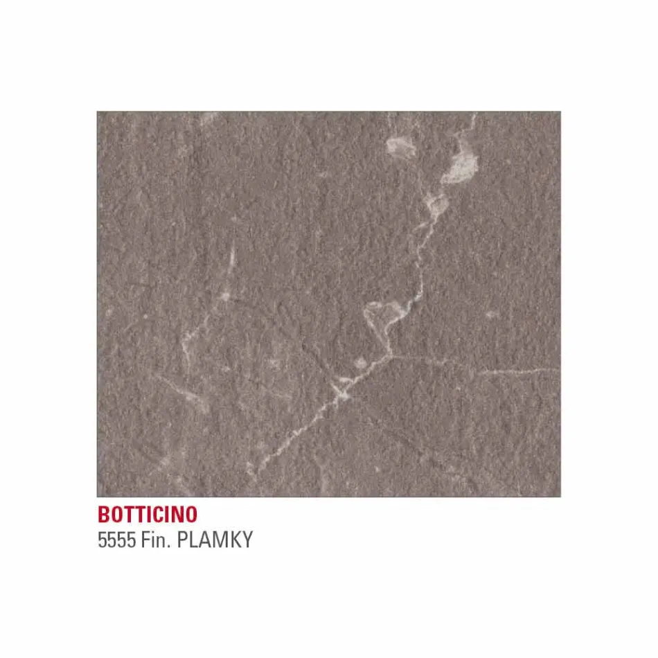 Mesa de Jantar em Hpl Marble Effect e Lacquered Metal Made in Italy - Júpiter Viadurini