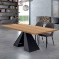 Mesa de Jantar em HPL Laminado e Aço Made in Italy Alta Qualidade - Dalmata