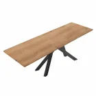 Mesa de Jantar em Laminado HPL e Aço Fino Made in Italy - Settimmio Viadurini