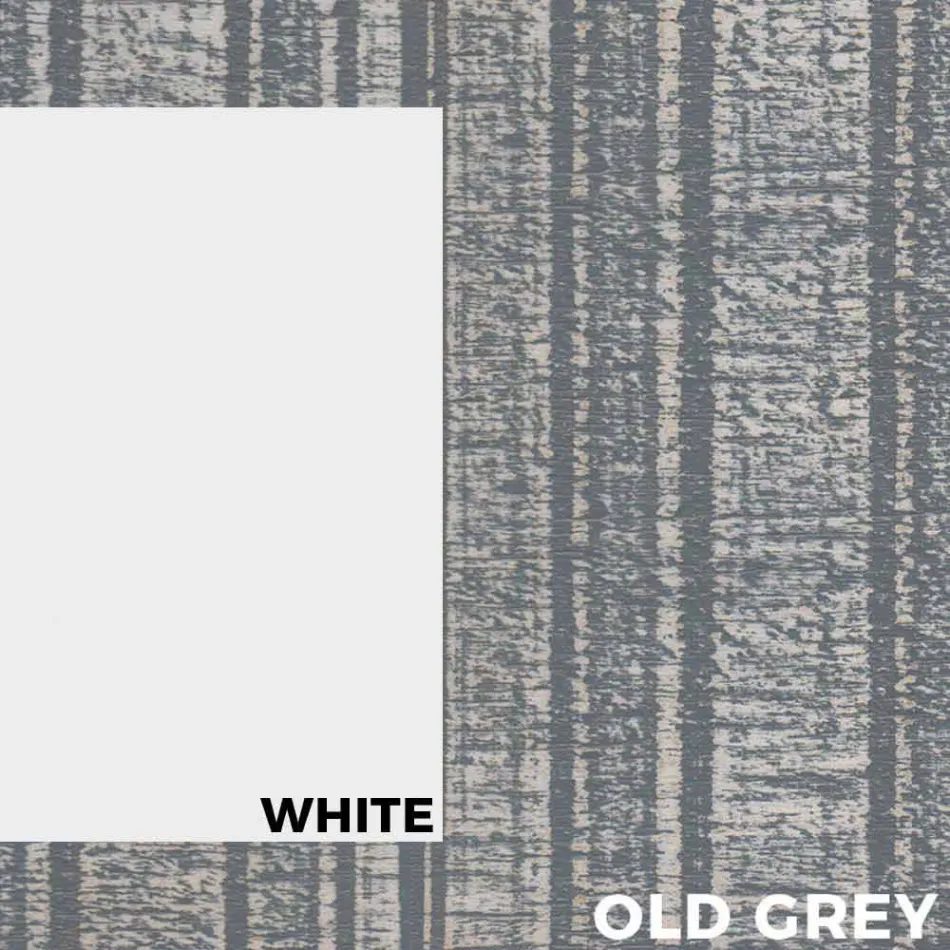 Mesa de jantar de madeira e alumínio para exterior de design moderno - Ganges Viadurini