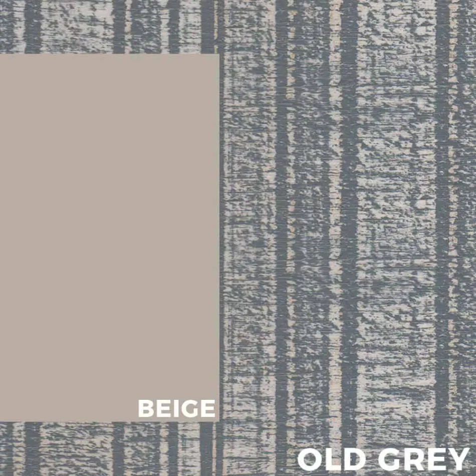 Mesa de jantar de madeira e alumínio para exterior de design moderno - Ganges Viadurini