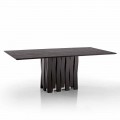 Mesa de jantar design em madeira de MDF made in Italy, Egisto