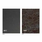 Mesa de jantar de metal e tampo de cerâmica Made in Italy Design - Anaconda Viadurini