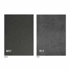 Mesa de jantar de metal e tampo de cerâmica Made in Italy Design - Anaconda Viadurini