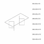 Mesa de Jantar Design em Vidro Extraclear 8 Dimensões - Pollinare Viadurini