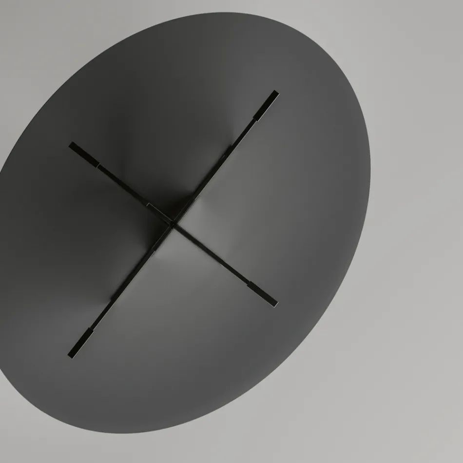 Mesa de Jantar Oval com Tampo e Base em Vidro Made in Italy - Tiseo Viadurini