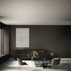 Mesa de Jantar Oval com Tampo e Base em Vidro Made in Italy - Tiseo Viadurini