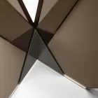 Mesa de Jantar Oval com Tampo e Base em Vidro Made in Italy - Tiseo Viadurini