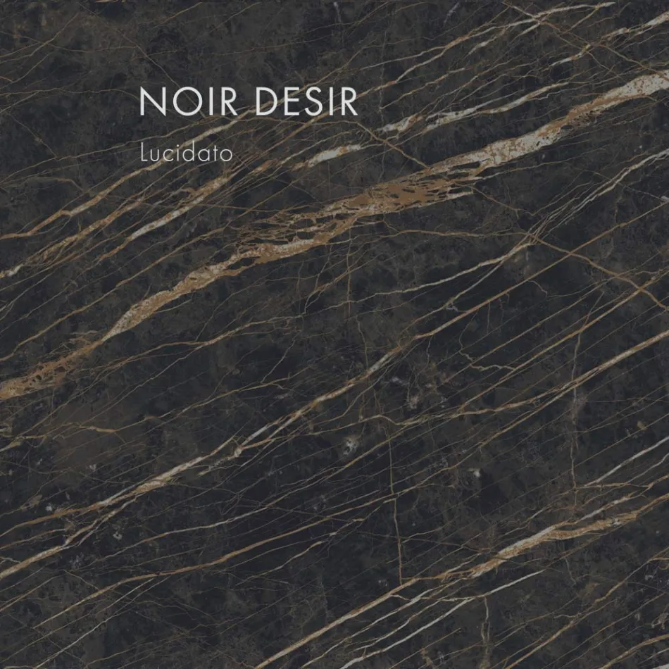 Mesa de jantar oval em grés porcelânico e metal made in Italy - Emilio Viadurini