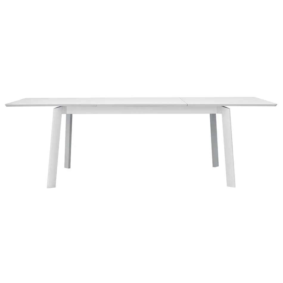 Mesa de jantar extensível para exterior até 240 cm em alumínio - Levanto Viadurini