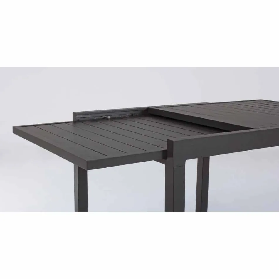 Mesa de jantar extensível para exterior até 270 cm em alumínio - Veria Viadurini