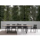 Mesa de jantar externa com tampo extensível até 300 cm - mochila Viadurini