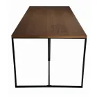 Tampo de mesa de jantar em bloco maciço fabricado na Itália - Adelio Viadurini