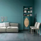 Mesa de Jantar Dobrável Moderna em Madeira e Metal Made in Italy - Menelao Viadurini