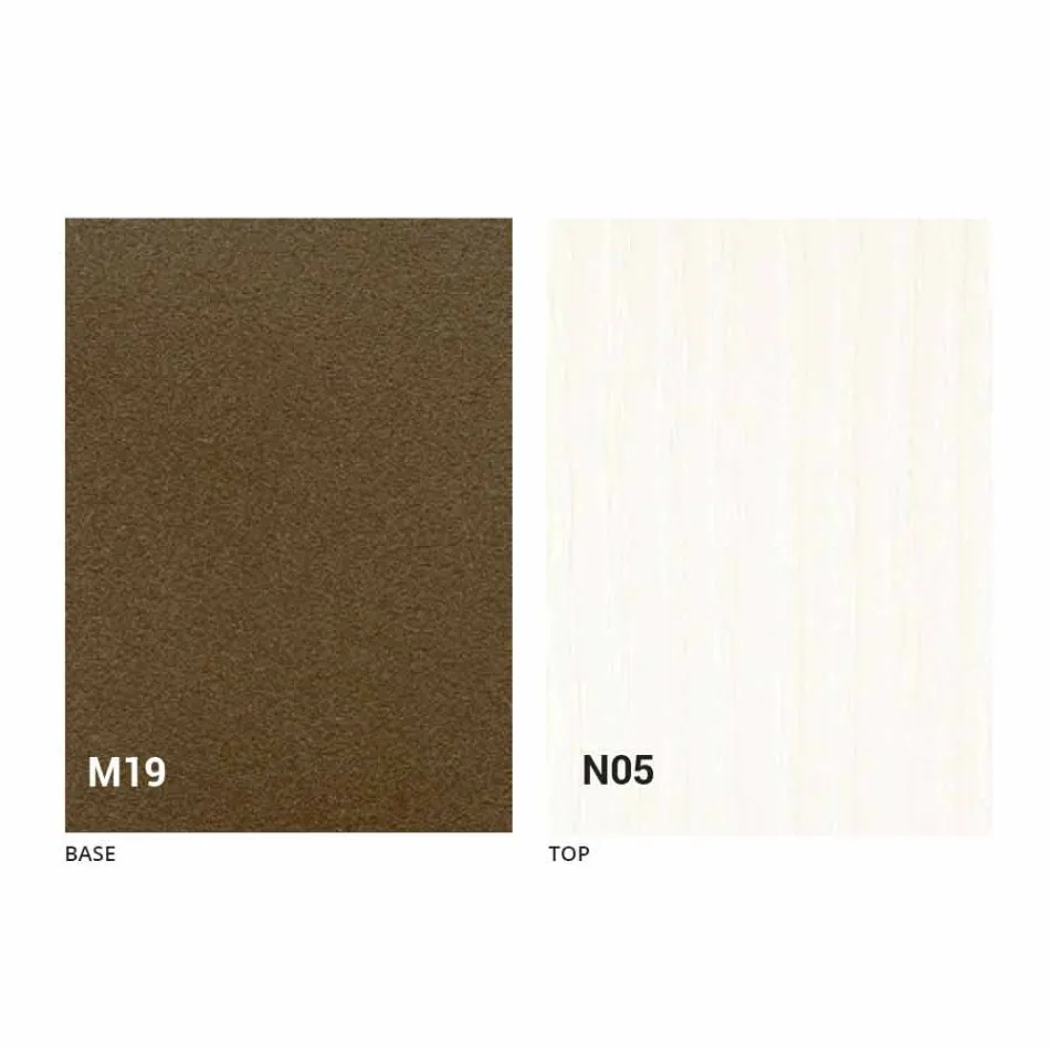 Mesa de Jantar Dobrável Moderna em Madeira e Metal Made in Italy - Menelao Viadurini