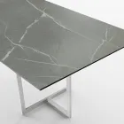 Mesa de jantar retangular em grés porcelânico made in Italy - Emilio Viadurini
