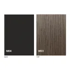 Mesa de jantar extensível redonda com tampo de madeira Made in Italy - Crodino Viadurini