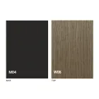 Mesa de jantar extensível redonda com tampo de madeira Made in Italy - Crodino Viadurini