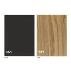 Mesa de jantar extensível redonda com tampo de madeira Made in Italy - Crodino Viadurini