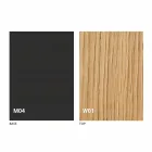 Mesa de jantar extensível redonda com tampo de madeira Made in Italy - Crodino Viadurini