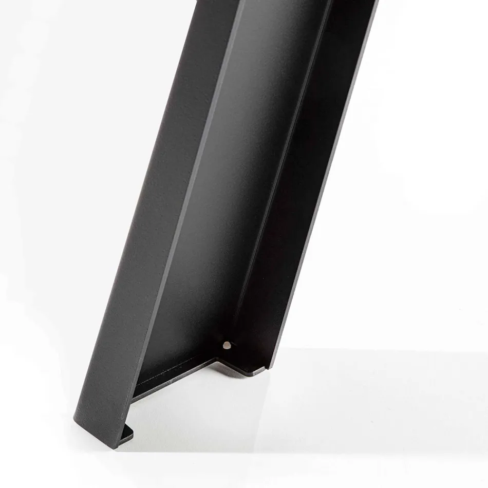 Mesa de Jantar Redonda Extensível até 370 cm em Madeira e Metal - Caimano Viadurini