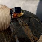 Mesa Redonda Extensível de Jantar em Laminam Ceramic Made in Italy - Lupetto Viadurini