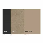 Mesa Redonda Extensível de Jantar em Laminam Ceramic Made in Italy - Lupetto Viadurini