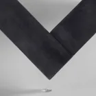 Mesa de jantar de madeira redonda com tampo de vidro Bao, design moderno Viadurini