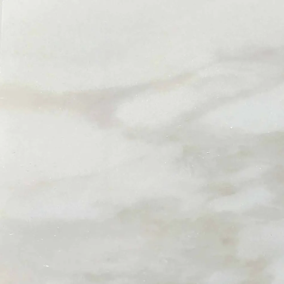 Mesa de Jantar Redonda em Mármore e Alumínio Pintado Made in Italy - Excelente Viadurini