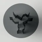 Mesa de jantar redonda em vidro extra claro ou fumê fabricado na Itália - Thommy Viadurini