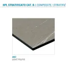 Mesa de jantar redonda de metal e laminado Hpl Made in Italy - Bastiano Viadurini