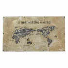 Mesa de Jantar Estilo Industrial com Tampo em Mdf e Vidro Homemotion - Brasil Viadurini