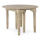 Mesa de Jantar Redonda Extensível até 272 cm em Madeira Homemotion - Guglio Viadurini