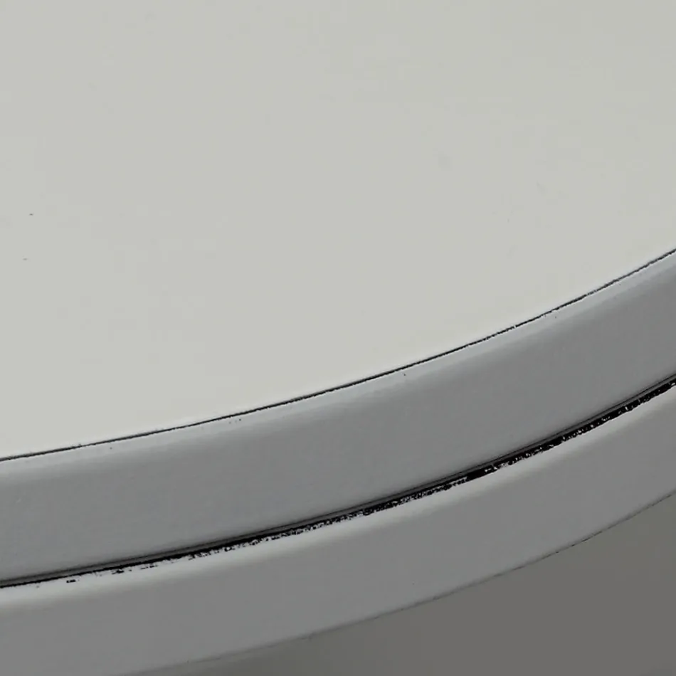 Mesa de jantar redonda de design clássico Oliva Viadurini