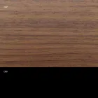 Mesa de jantar redonda com tampo folheado fino Made in Italy - Dólares Viadurini