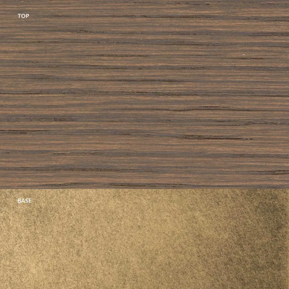 Mesa de Sala com Estrutura em Carvalho Nodos Made in Italy - Giusy Viadurini