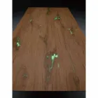 Mesa Extensível Design Até 294 cm em Madeira e Metal Made in Italy - Nuzzo Viadurini