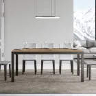 Mesa Design com Tampo de Madeira Extensível até 440 cm Fabricado na Itália - Foxy Viadurini