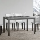 Mesa Design com Tampo de Madeira Extensível até 440 cm Fabricado na Itália - Foxy Viadurini