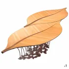 Design de mesa de carvalho e madeira de nogueira Fenice Viadurini